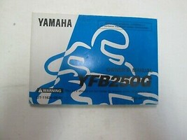 1995 Yamaha YFB250G ATV Owners Manual LIT-11626-09-51 FACTORY OEM - $14.64