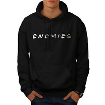 Wellcoda Buddies or Enemies Mens Hoodie, Series Casual Hooded Sweatshirt - £25.63 GBP+