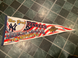 1996 NY Yankees American League Champions 29" Felt Wall Pennant *Pre-Own... - $14.99