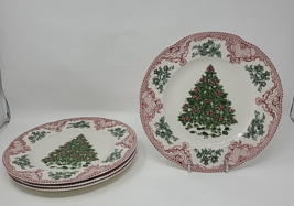 Set Of 4 Johnson Bros Old Britain Castles Dinner Plates 10 1/2” Plate Ch... - £169.45 GBP