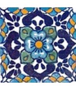 Mexican Tiles &quot;Turquoise Flower&quot; - $220.00