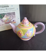 ONEIDA Country Bouquet BUTTERFLY PATCHWORK Mini Teapot - $169.64 MXN