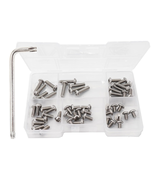 50Pcs M4 Torx Pin Head Security Screws Kit with T20 Wrench, Stainless Steel - $14.88