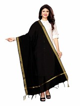 Women Dupatta Plain Scarf Stole Women &amp; Girl Wear Silk Traditional Dupat... - $8.62
