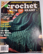 Crochet with Red Heart december 1998 revel in our evergreen afghan - £4.73 GBP