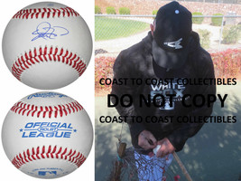 Aaron Rowand SF Giants White Sox Phillies signed autographed baseball COA proof - £50.98 GBP