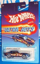 Hot Wheels 2022 Target Ultra Hots Series 6/8 &#39;70 Chevy Camaro RS Blue w/ UHs - £6.18 GBP