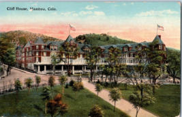 Cliff House Manitou Springs Colorado Postcard - £22.93 GBP