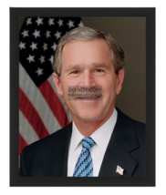 President George W. Bush Portrait Official White House 8X10 Framed Photo - £15.73 GBP
