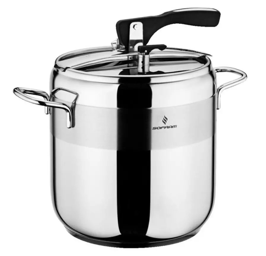 8.5 qt Stainless Steel Pressure Cooker - Stove top Pressure Cooker Pot, ... - $135.74 CAD