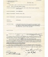 Wizard of Oz Cowardly Lion Bert Lahr ORIGINAL Signed 1944 Contract Club ... - $989.99