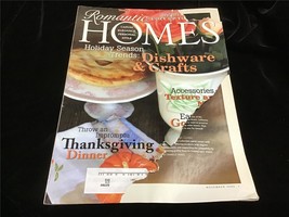 Romantic Homes Magazine November 2009 Holiday Season Trends: Dishware &amp; Crafts - £5.59 GBP