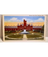 Vintage Olson News Michigan State Prison Marquette C.T. Art Curteich Pos... - $225.20 MXN