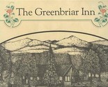The Greenbriar Inn Dinner Menu Boulder Colorado 1970&#39;s - $47.52
