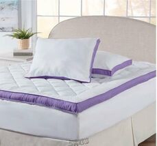 Gusseted Mattress Queen Bed Topper with Pillows Queen - €49,47 EUR