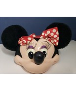 Vintage 90’s Disney Minnie Mouse 3D Face Ears Mesh Snapback Hat Cap USA ... - £19.71 GBP
