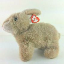 TY 1997 BEANIE BUDDIES &quot;BUTTONS&quot; BROWN BUNNY RABBIT LIFELIKE EASTER PLUSH  - £393.49 GBP