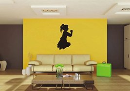 Picniva girl sty51 removable Vinyl Wall Decal Home Dicor - £6.82 GBP
