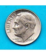 1966 Roosevelt Silver Dime Moderate Wear - £5.59 GBP