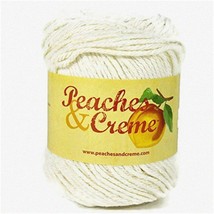 Peaches &amp; Cream Ecru Delight Cotton Yarn - 2.5 oz. - £21.34 GBP