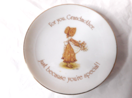 1978 American Greetings Holly Hobbie For You Grandmother Plate Lasting Treasures - £9.33 GBP