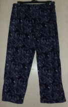 Excellent Womens Nautica Pretty Paisley Print Flannel Pajama Lounge Pant Size Xl - £18.64 GBP
