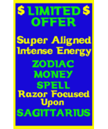 Money Spell Highly Charged Spell For Sagittarius Millionaire Magic Luck ... - £37.66 GBP
