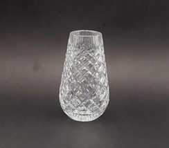 Vintage Waterford 7” Crystal Vase In Criss Cross Killeen Pattern Discontinued  - £59.64 GBP