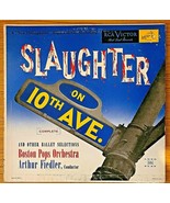 Slaughter on 10th Ave. Arthur Fiedler Boston Pops Orchestra 1954 LP RCA ... - $149.43 MXN