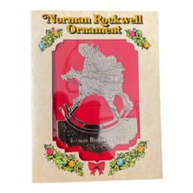 Norman Rockwell 1983 Holiday Christmas Ornament 50th Anniversary McDonalds - £5.02 GBP