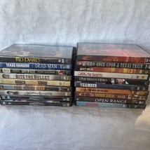 Lot of 20 Modern Western DVDs Australia, 3 Bad Men, L’Amour, Costner, Depp - £7.54 GBP