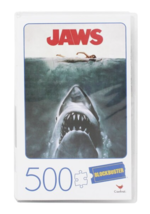 JAWS MOVIE 500-PIECE PUZZLE IN PLASTIC RETRO BLOCKBUSTER VHS - $19.79