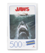 JAWS MOVIE 500-PIECE PUZZLE IN PLASTIC RETRO BLOCKBUSTER VHS - $19.79