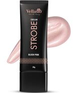 Vellasio Strobe Cream - Blush Pink | Face Illuminator &amp; Primer with Hyal... - $30.02