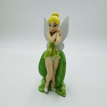 Rare DISNEY Tinker Bell Shinny Porcelain Figurine 90’s Vintage 5.5” - $60.78