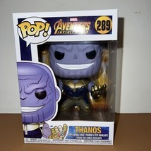Funko Pop Marvel Avengers Infinity War 289 Thanos Bobble-Head New - £11.67 GBP