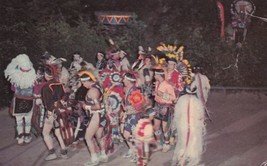 Snake Dance Stand Rock Indian Ceremonial Wisconsin Dells WI Postcard A11 - $2.99