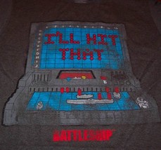 Vintage Style Battleship Board Game &quot;I&#39;ll Hit That&quot; T-Shirt Xl New W/ Tag - £15.50 GBP