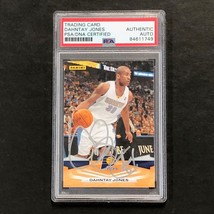 2009-10 Panini #93 Dahntay Jones Signed Card AUTO PSA Slabbed Pacers - £35.40 GBP