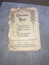 Christmas Hope A Christmas Service For The Sunday School With Choir Selection - £4.71 GBP