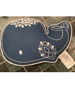Vintage Levtex Whale Decorative Pillow *NEW/NO TAGS* nn1 - €12,78 EUR