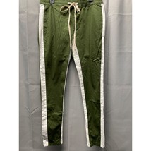 Kayden K Men&#39;s Olive/White Stretch Joggers/Pants NWT Size L SKU 3784 - £21.99 GBP