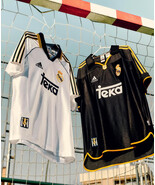 Vintage Adidas Football Shirt Real Madrid 1999/00 Soccer Jersey//Free Sh... - $123.47 CAD