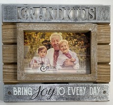 Picture Frame - Grandkids Bring Joy to Every Day, for 4&quot; x 6&quot; Photo - £11.94 GBP