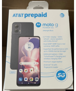 Motorola Moto G Power 5G 2024 6.7 128GB 8GB RAM AT&amp;T Prepaid Smartphone ... - $205.61 CAD