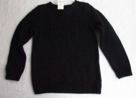 New Baby Gap Boy Size 5 Sweater Black Nautical Cable Knit Roll Neck NWT ... - $23.75