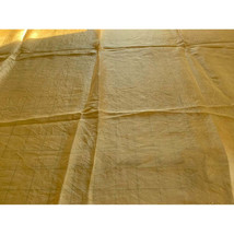 Vintage maharani shantung yellow 100% silk scarf 28”x30” - £6.95 GBP