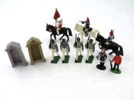 Vintage Britains Herald Plastic Soldiers Cavalry Guard Lot of 11 Made in England - $19.75