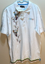 Coogi Vintage Sneakerhead Sneakers Embroidered RN111642 White Polo Shirt... - $119.03