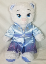 Build a Bear Workshop Disney Frozen II Elsa White Glitter Bear with Dress Talks - £13.17 GBP